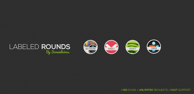 labeled rounds icon pack