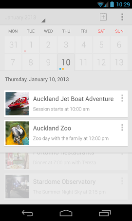 google calendar app concept