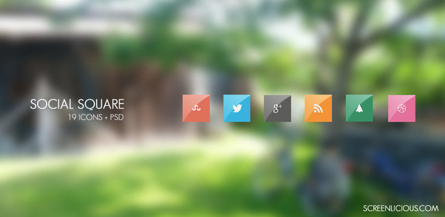 social square android icon pack