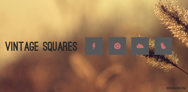 vintage squares android icon pack