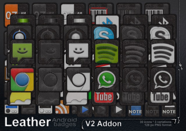 Leather Android Icons
