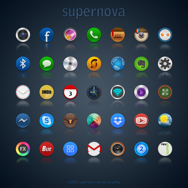 Создать icon pack для android