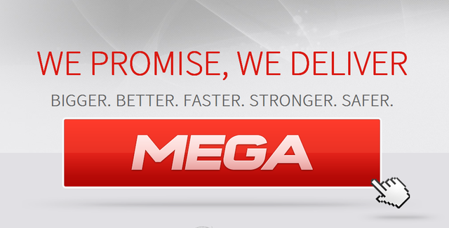 mega.co.nz landing page