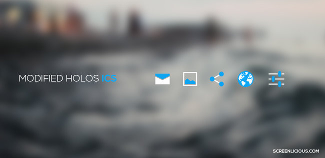 modified holo ICS icon android pack