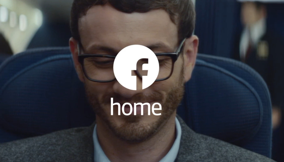 facebook home advert
